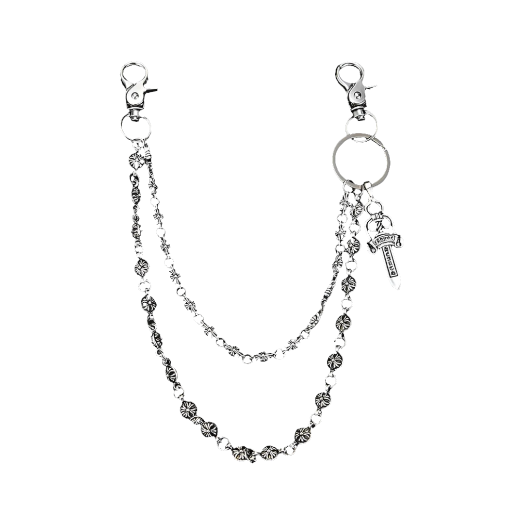 Chrome hearts wallet chain