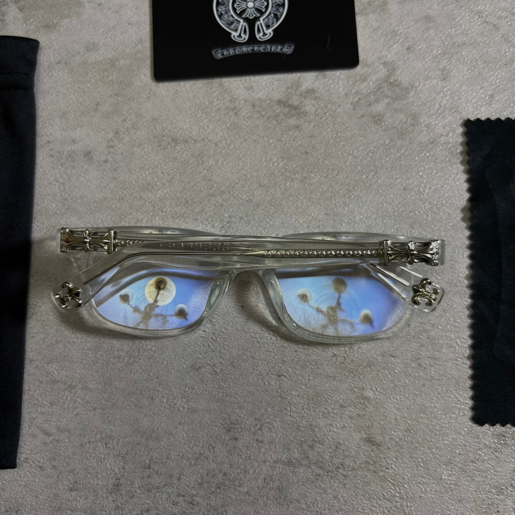 Chrome Hearts SEE YOU IN TEA Glasses Transparent