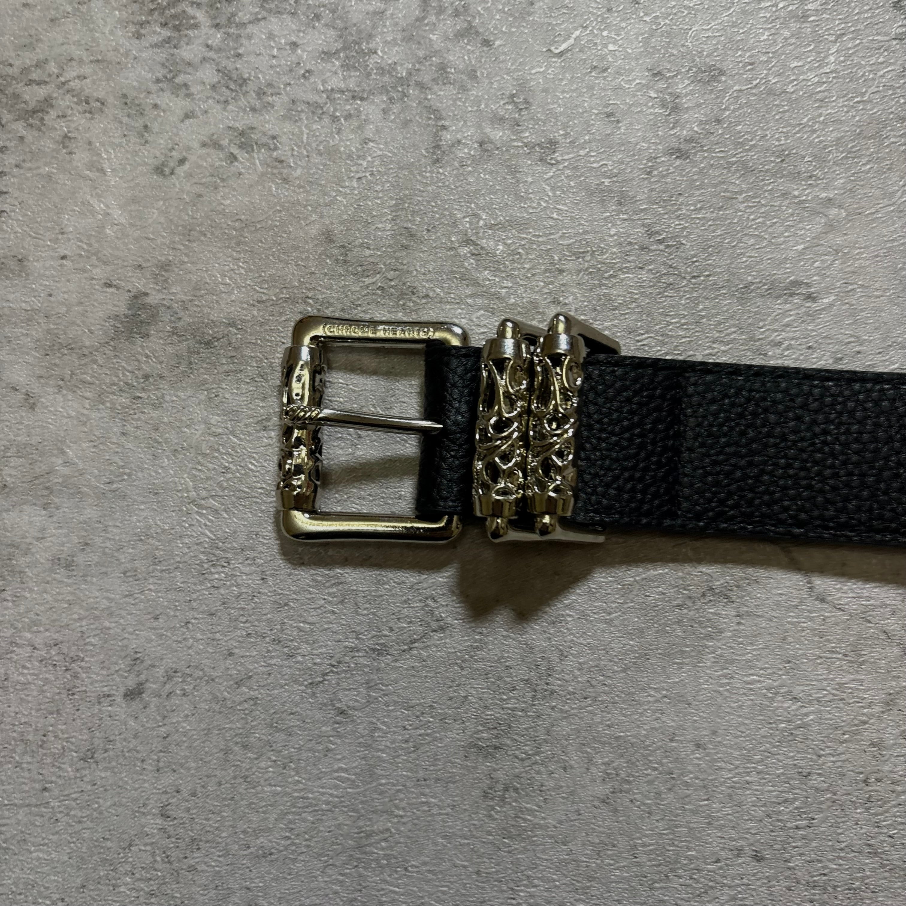 Chrome Hearts multi cross belt black