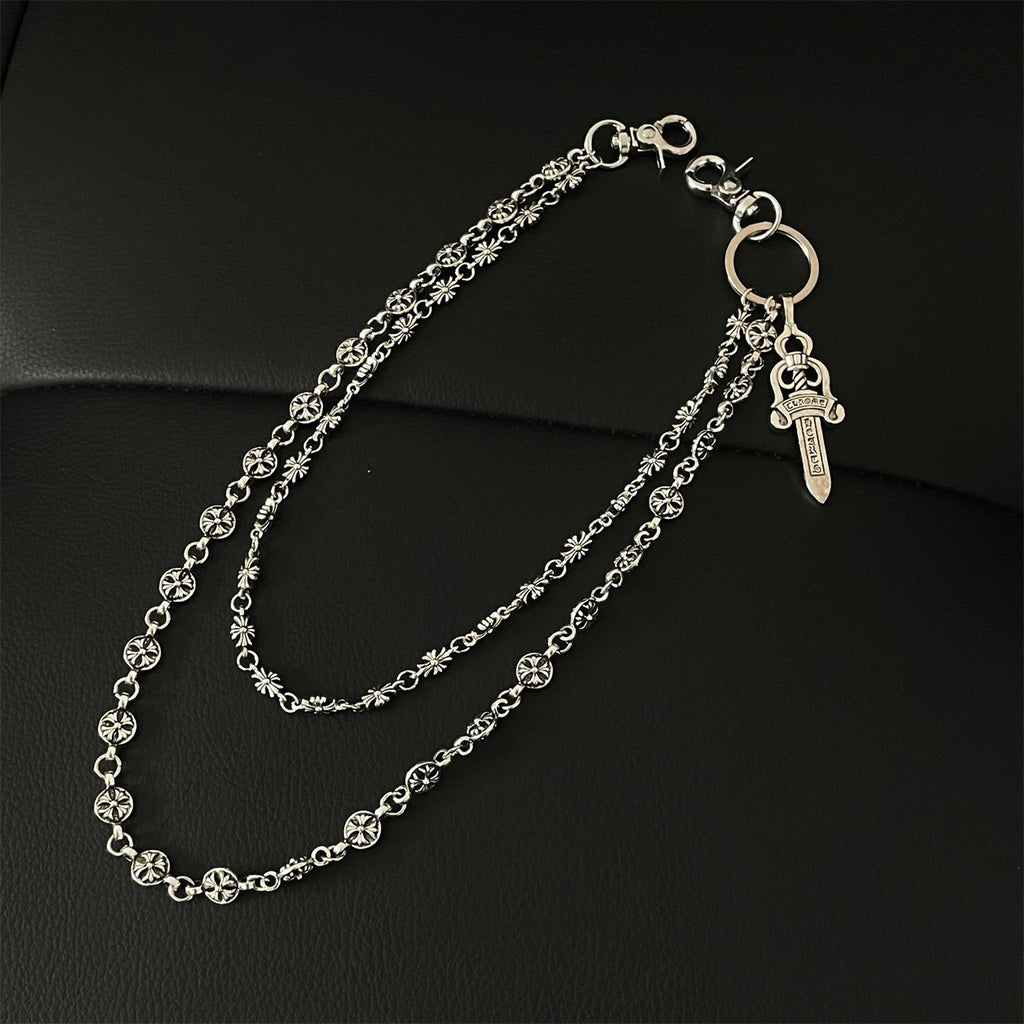 Chrome hearts wallet chain