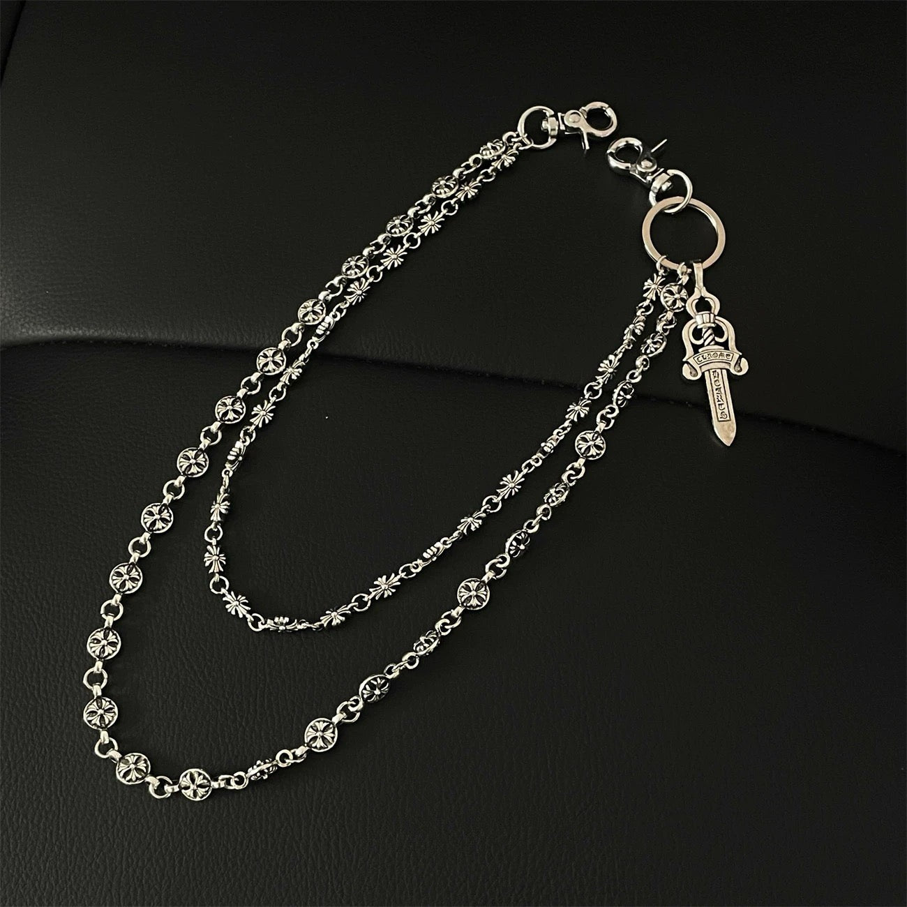 Chrome hearts wallet chain