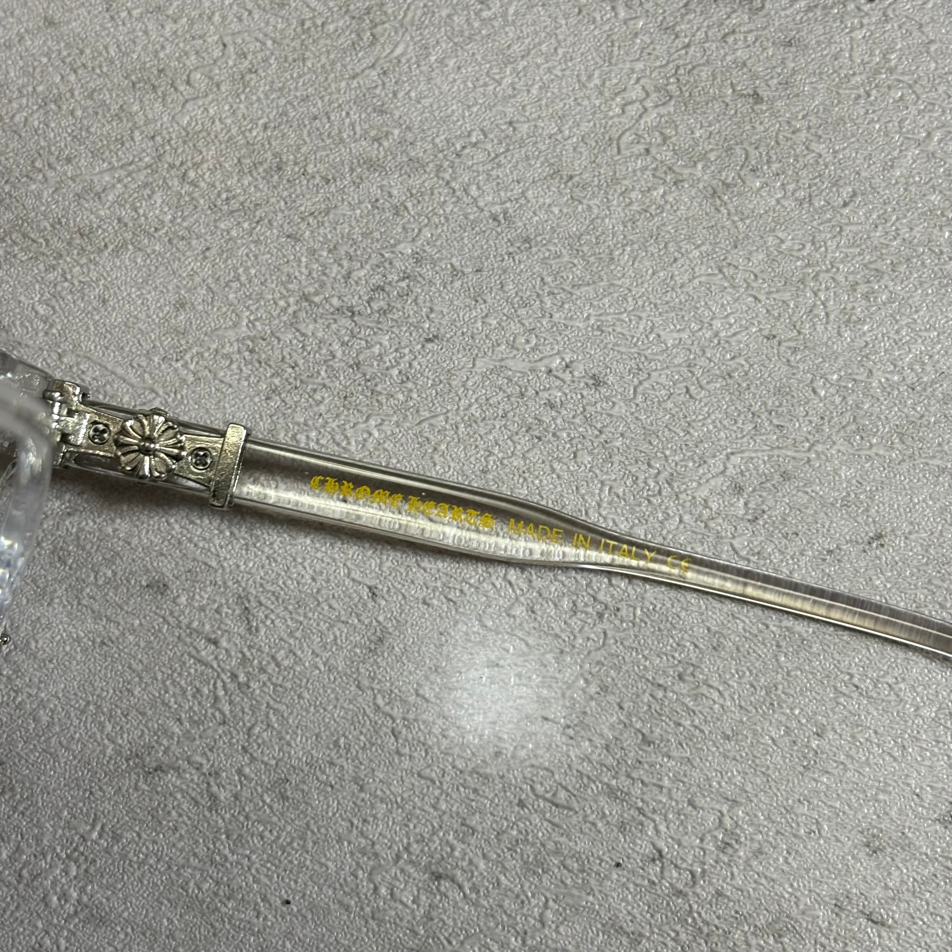 Chrome Hearts Glasses Transparent