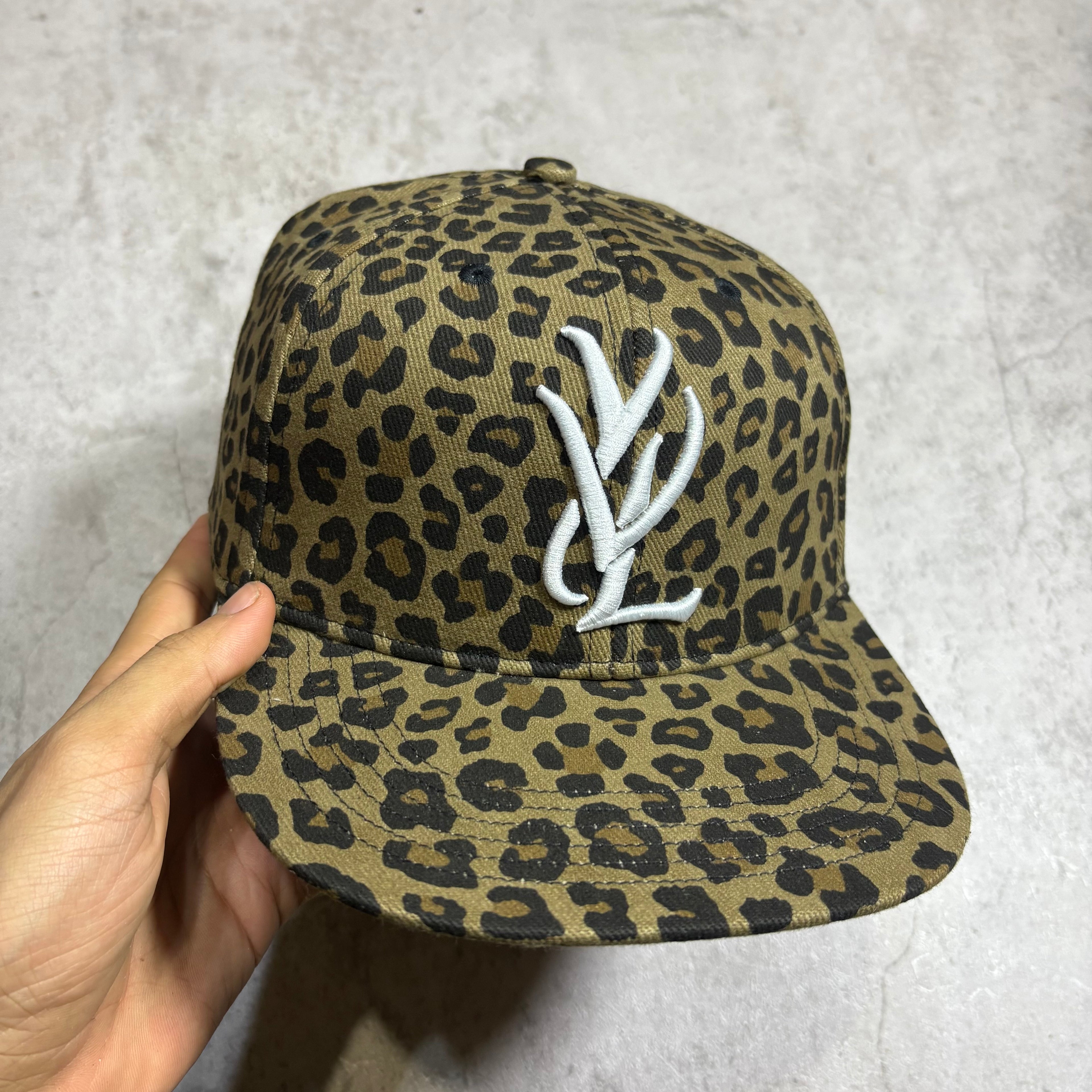 Playboi Carti YVL leopard fitted cap