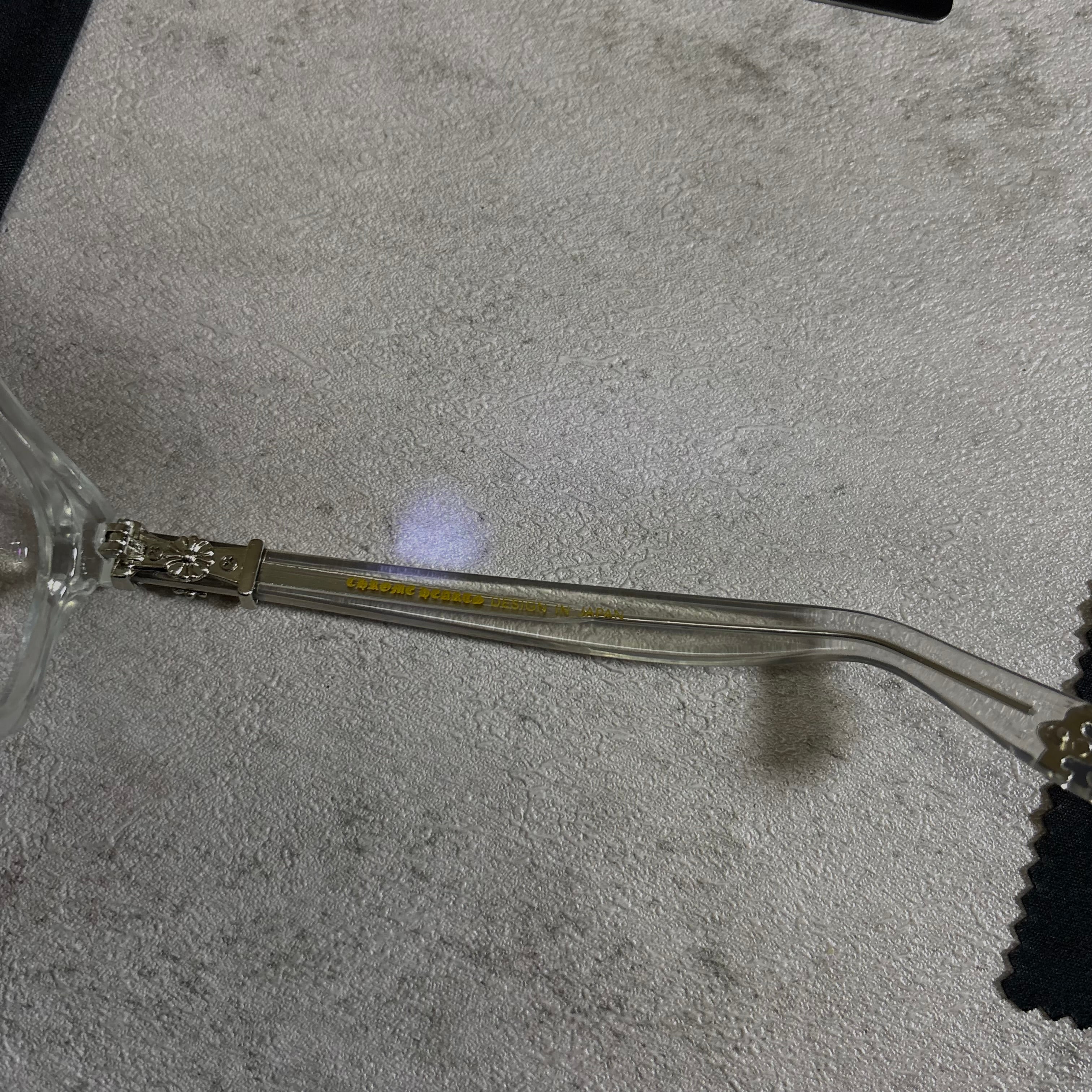 Chrome Hearts SEE YOU IN TEA Glasses Transparent