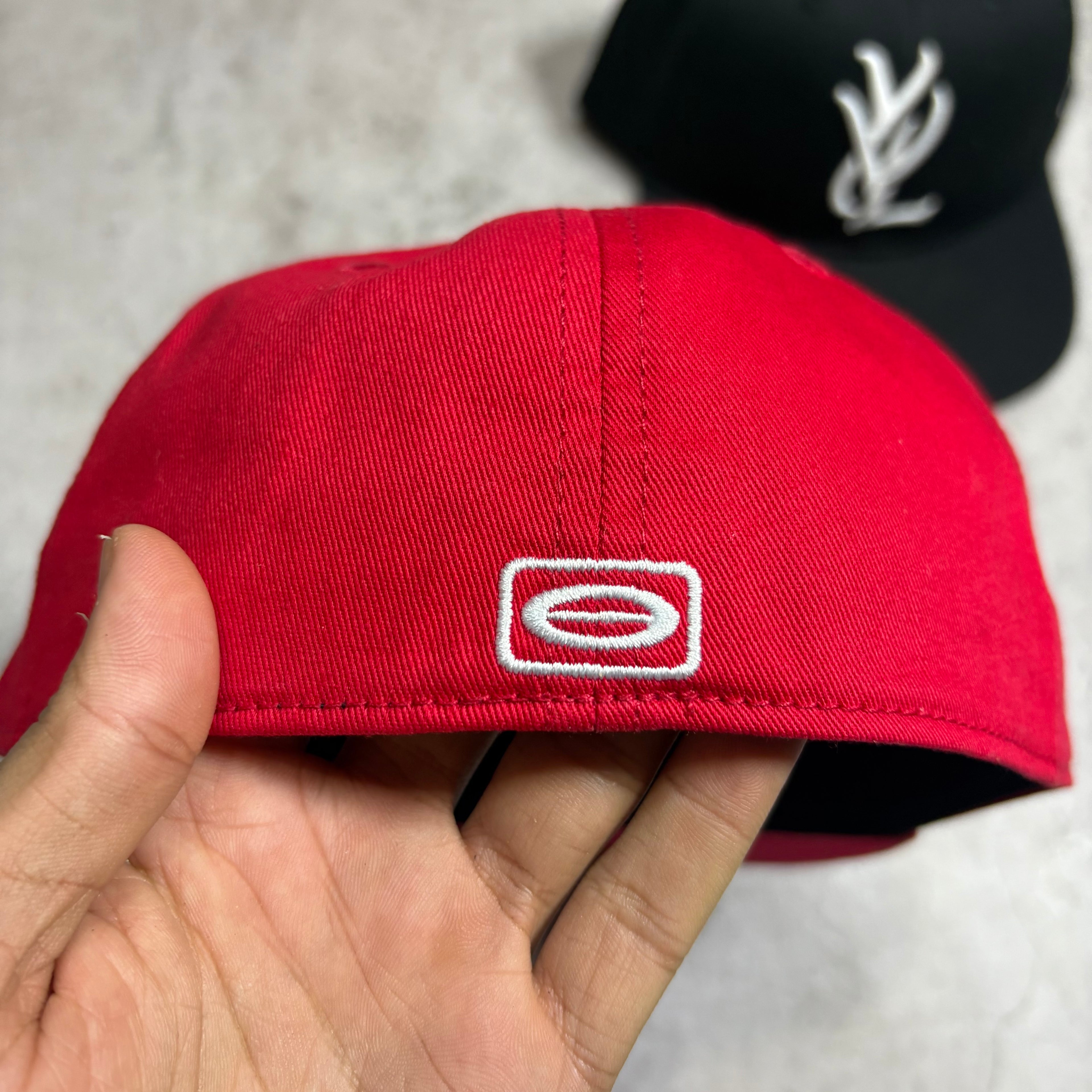 Playboi Carti YVL red fitted cap