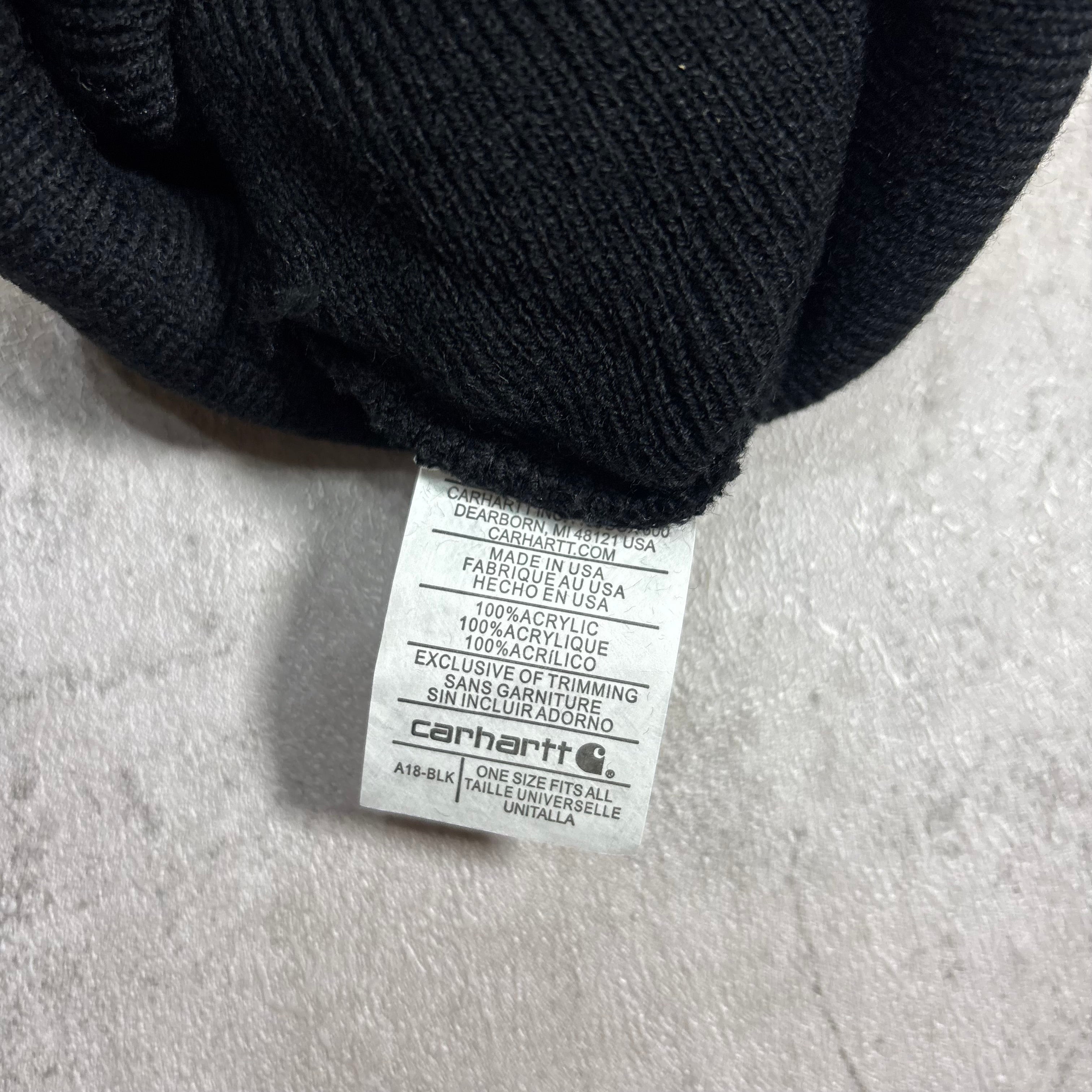 Carhartt Knit Cuffed Beanie black