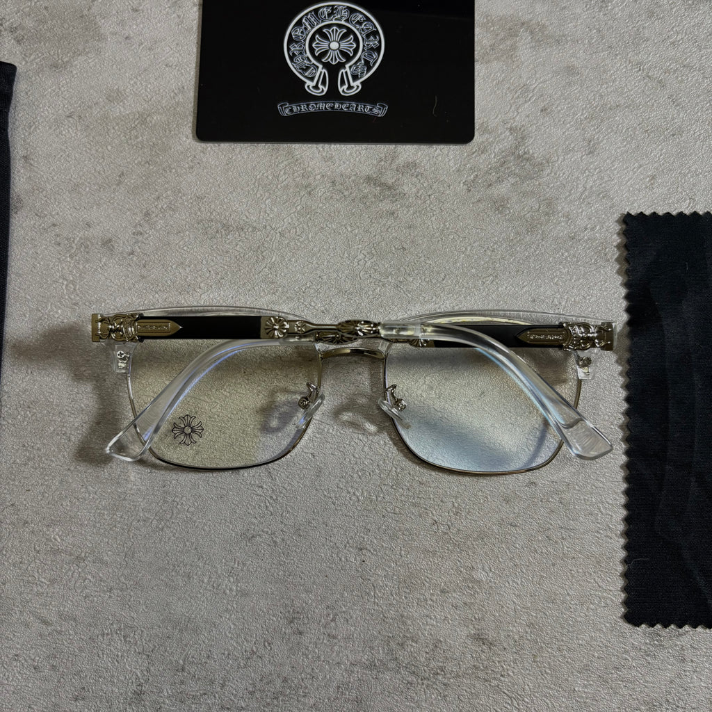 Chrome Hearts Glasses Frameless transparent