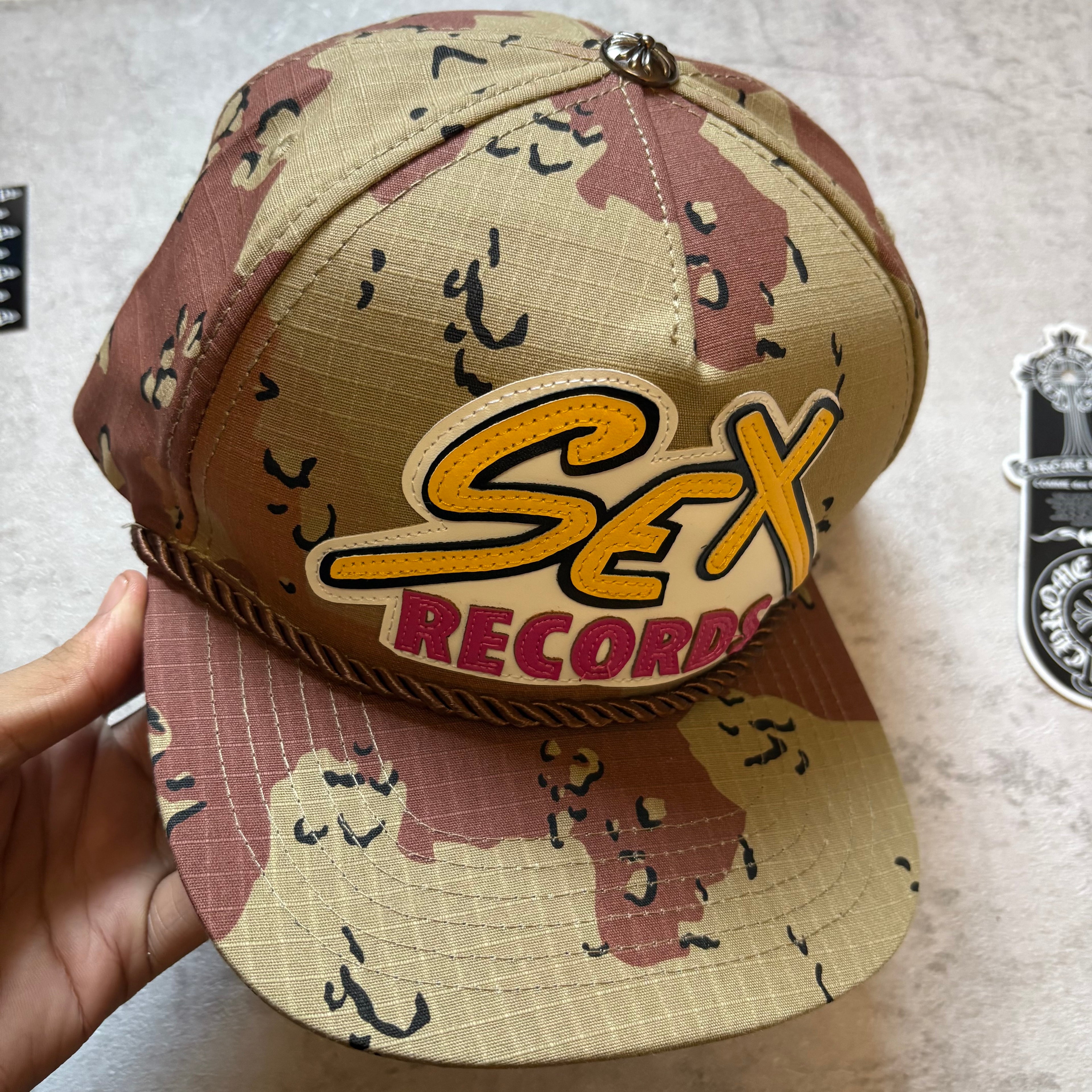 Chrome Hearts x Matty Boy Sex Records cap