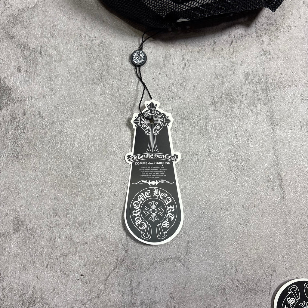 Chrome Hearts FUCK Hollywood trucker hat black
