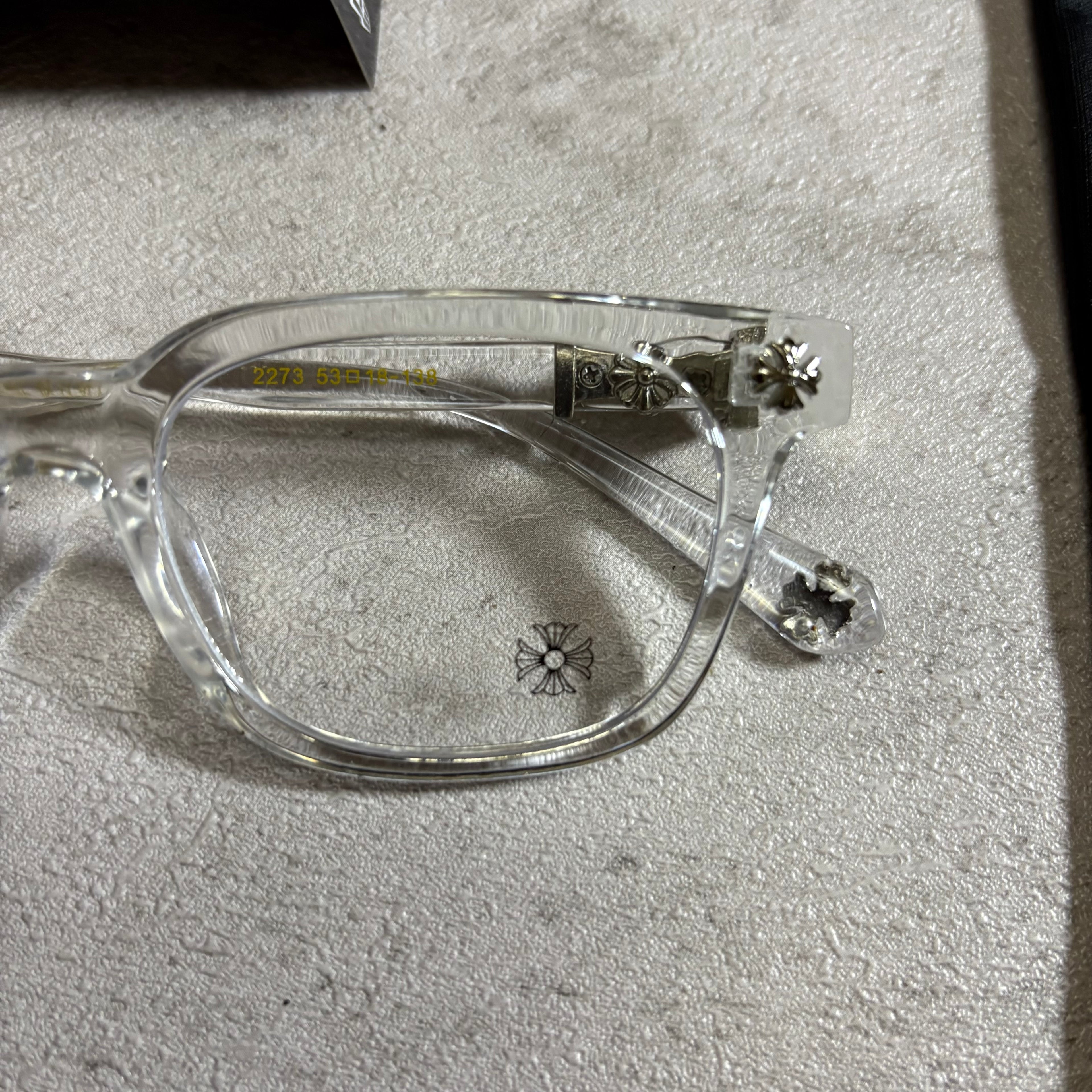 Chrome Hearts Glasses Transparent