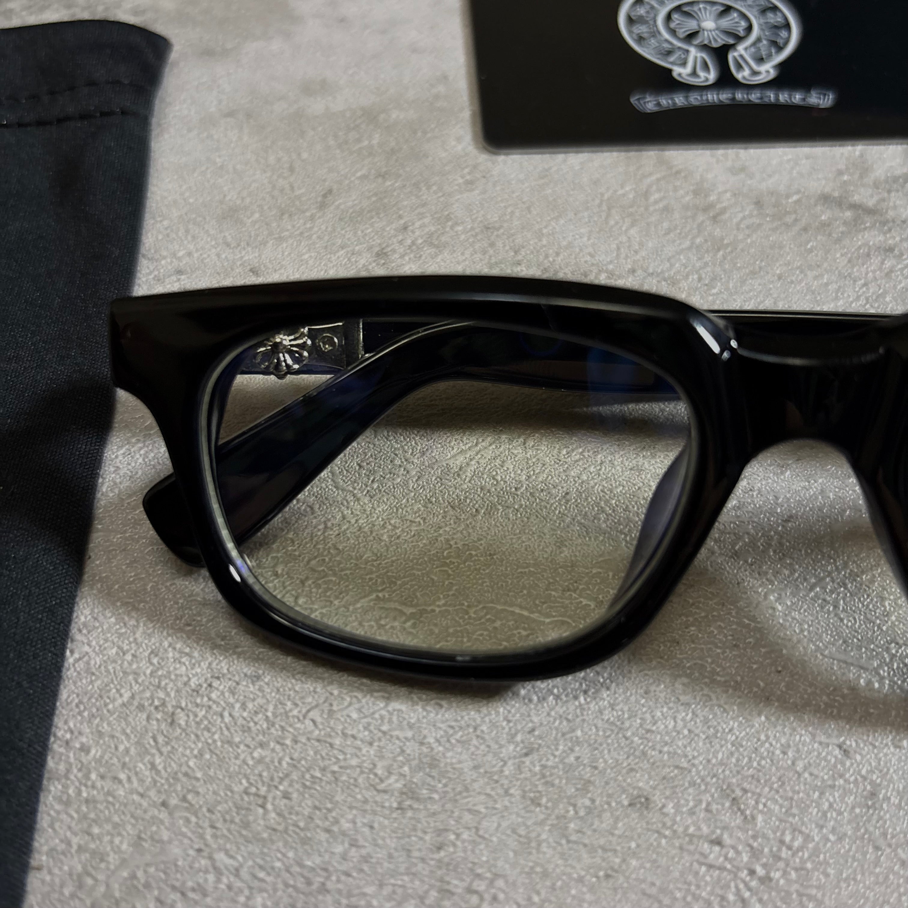 Chrome Hearts SEE YOU IN TEA Glasses black