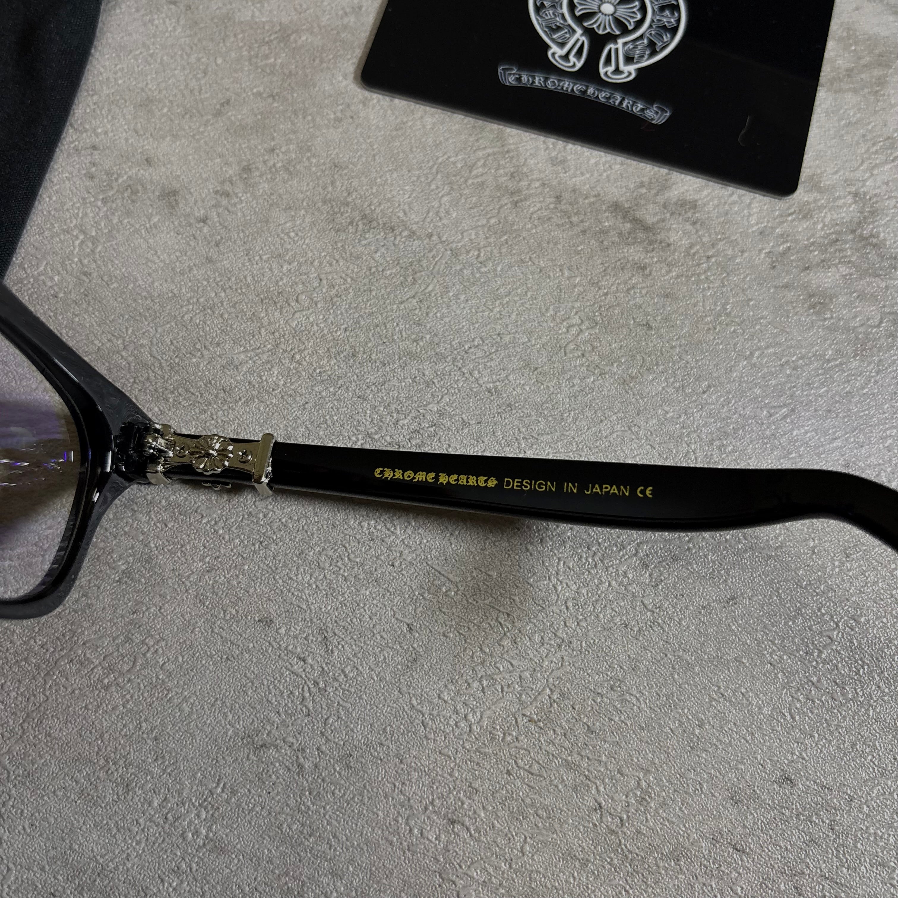 Chrome Hearts SEE YOU IN TEA Glasses black