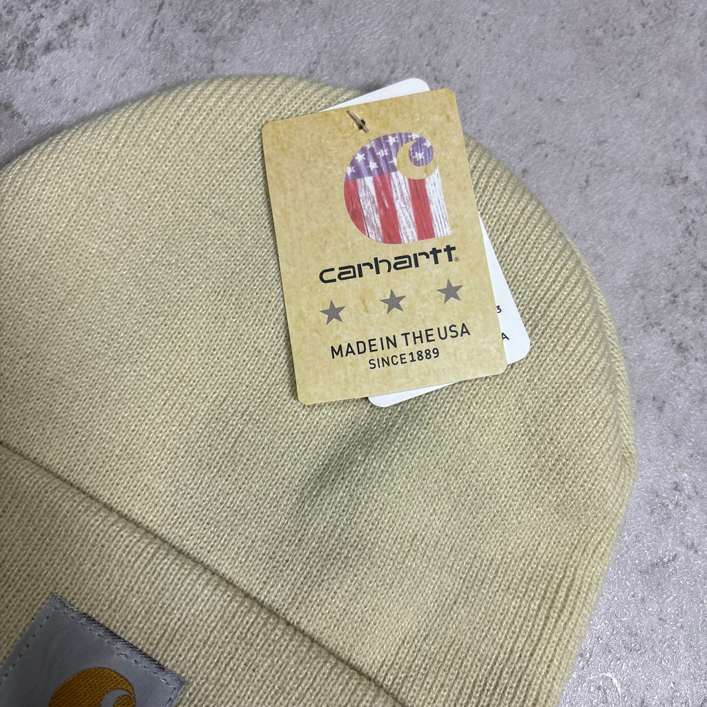 Carhartt Knit Cuffed Beanie cream beige