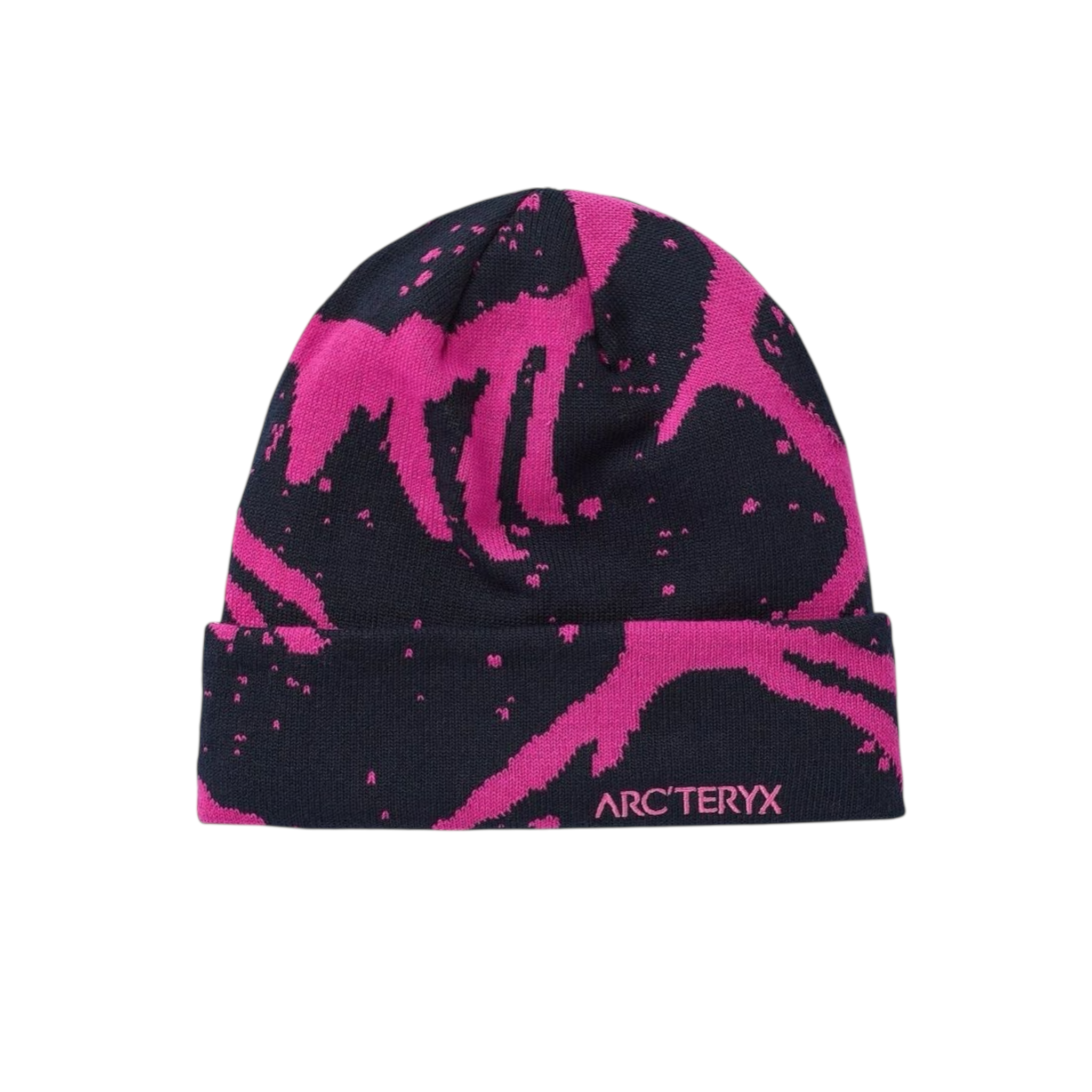 Arc'teryx grotto Beanie black and pink