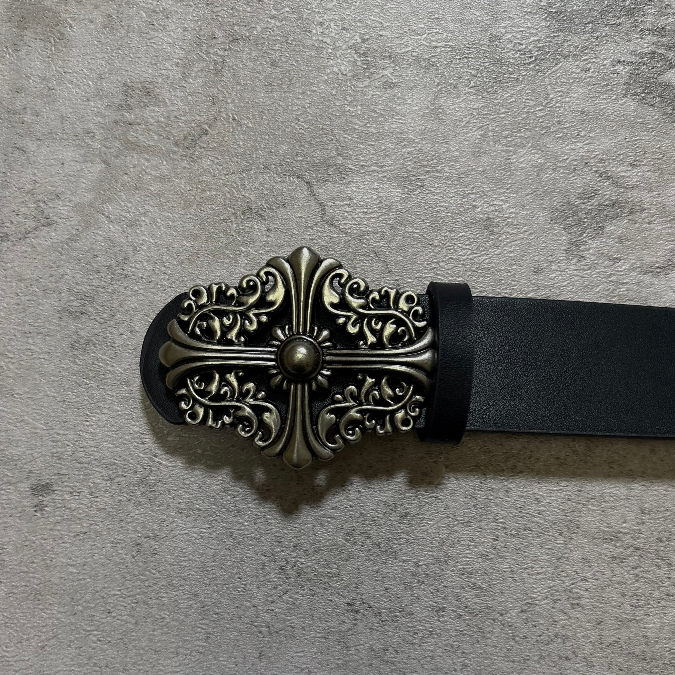 Chrome Hearts vintage cross buckle belt