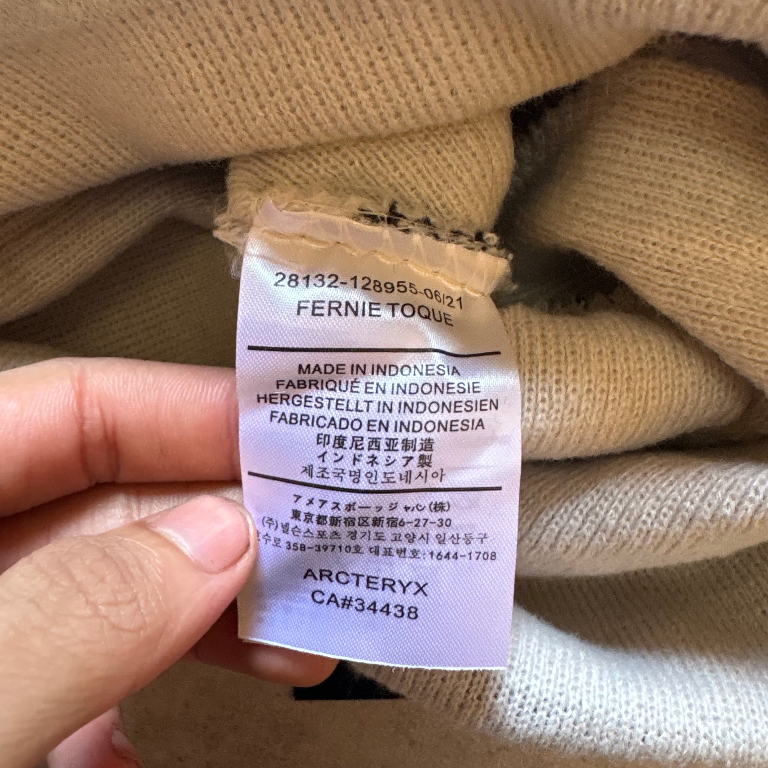 Arc'teryx Bird Word beanie Orca