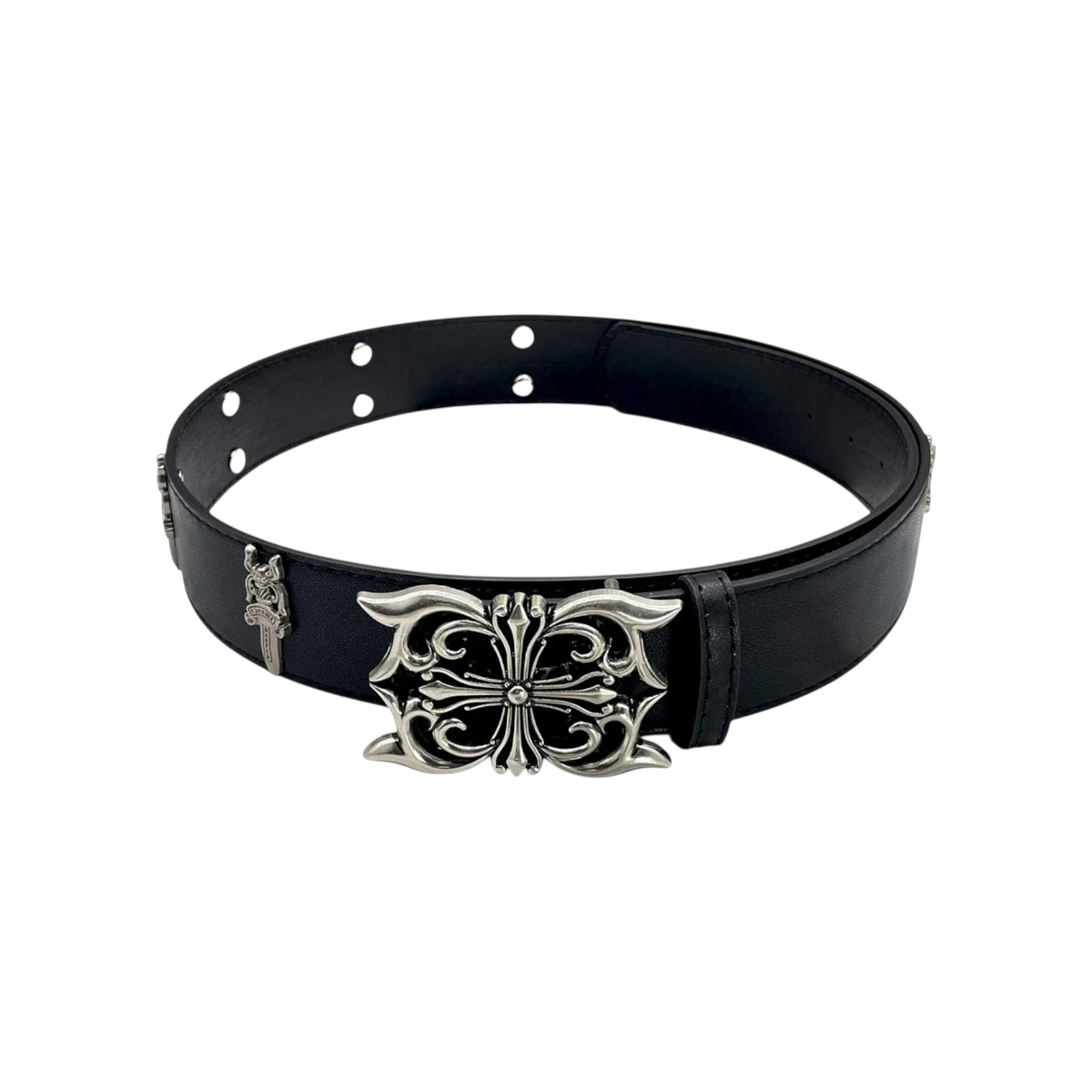Chrome Hearts Floral Cross Buckle Belt