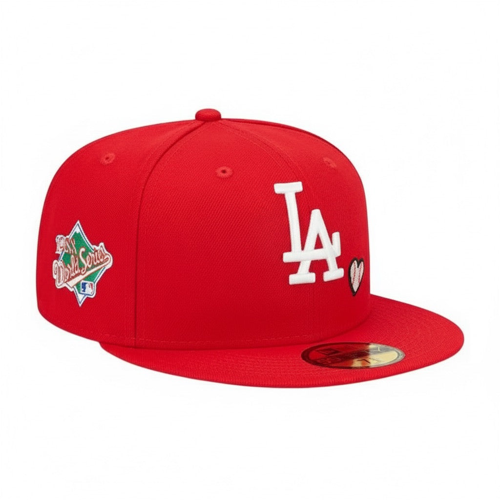 Los Angeles Dodgers Love & Hustle Red