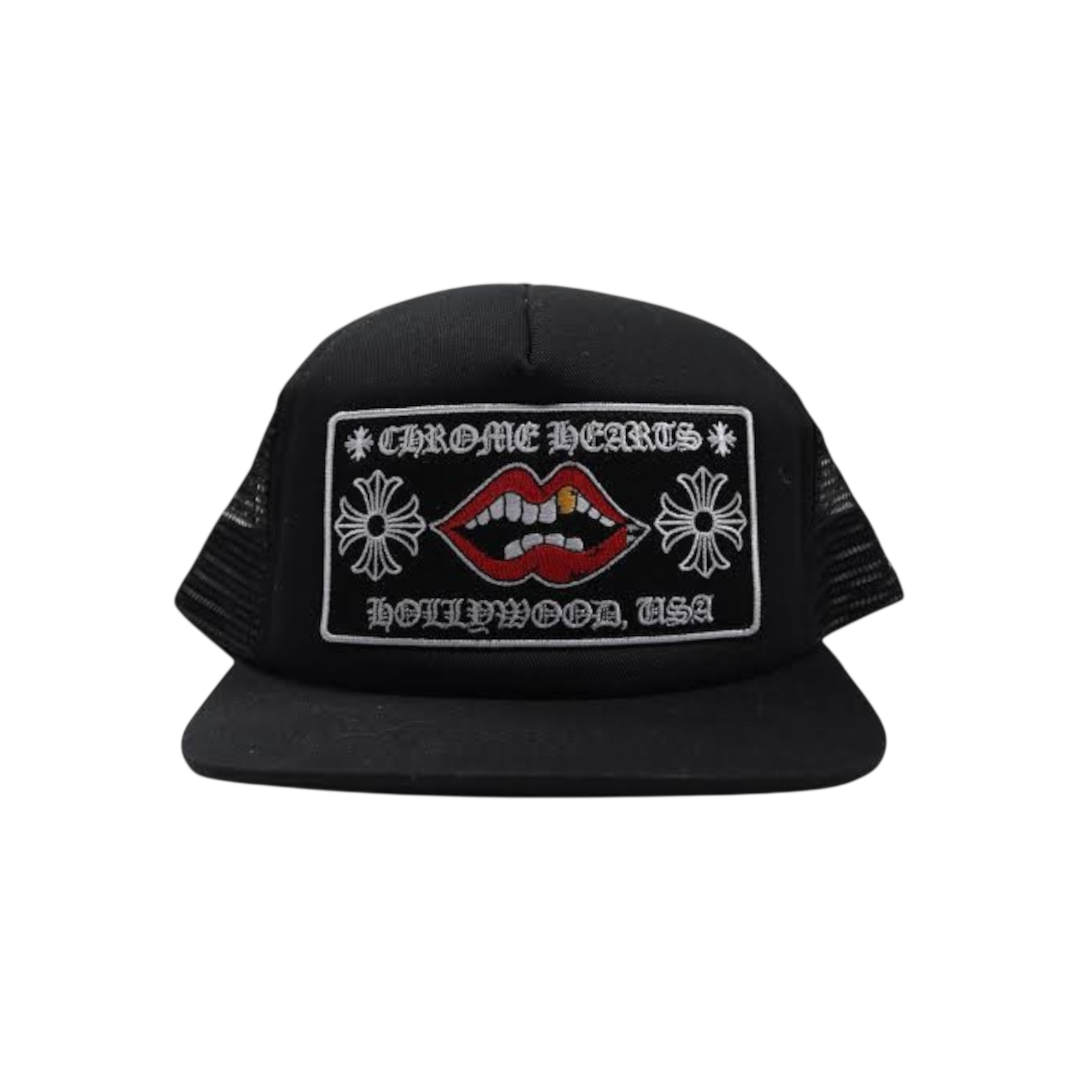 Chrome Hearts Chomper Hollywood Trucker cap